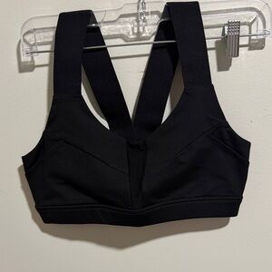 Black Women's Supportive Sports Bra - Brand Unknown